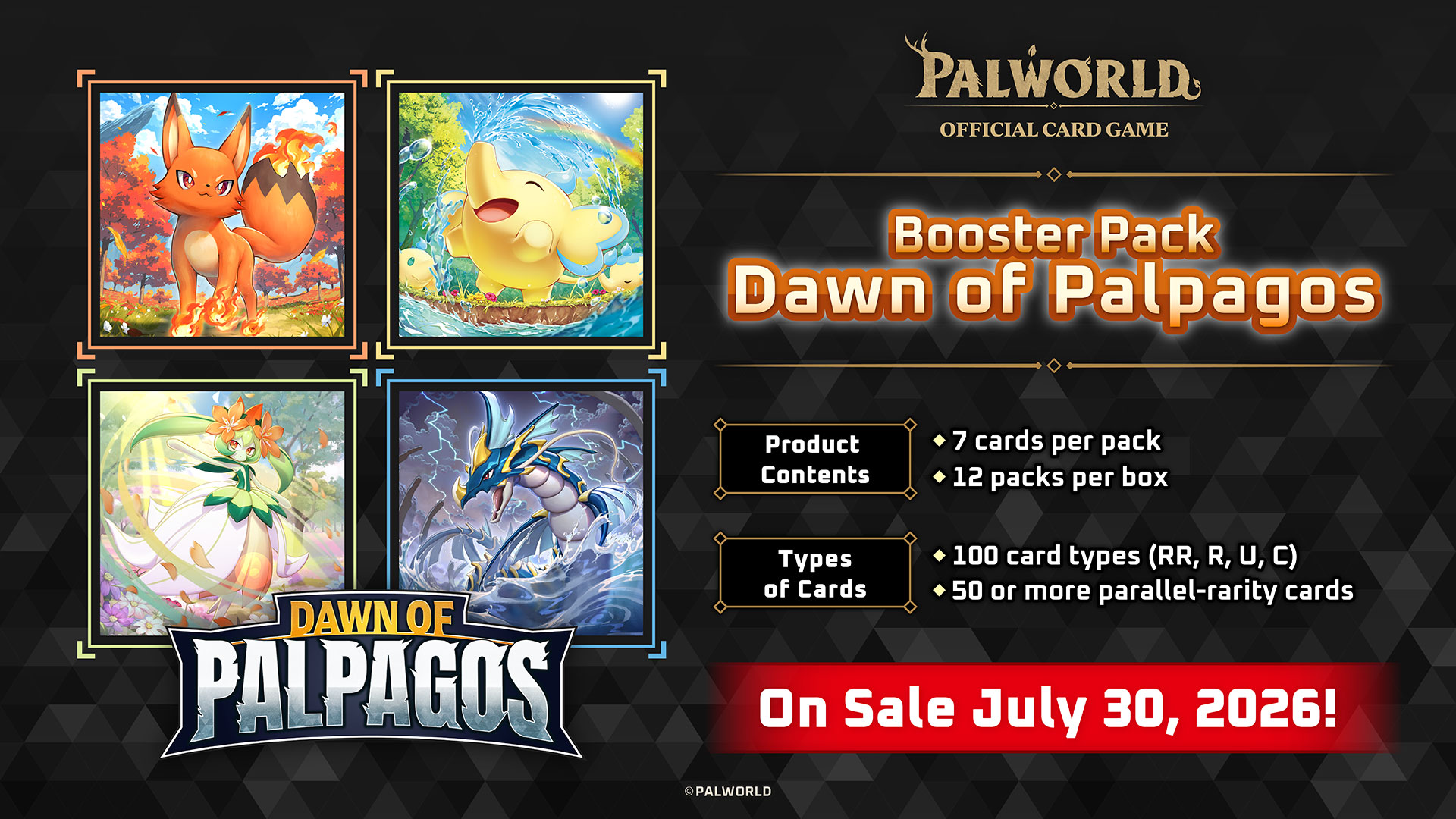 Dawn of Palpagos Booster Box — product or expansion artwork